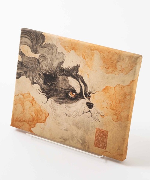 emonique（エモニーク） ポスター 犬 シュナウザー デザイン 名画