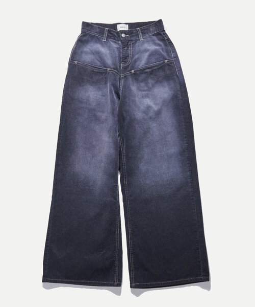 「WHO'S WHO gallery」 コーデュロイパンツ MEDIUM ブラック系その他 レディース_画像4