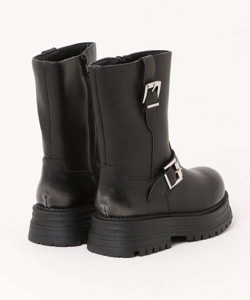 「PAGEBOY」 ショートブーツ LARGE ブラック レディース_画像2