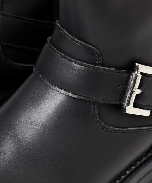 「PAGEBOY」 ショートブーツ LARGE ブラック レディース_画像7