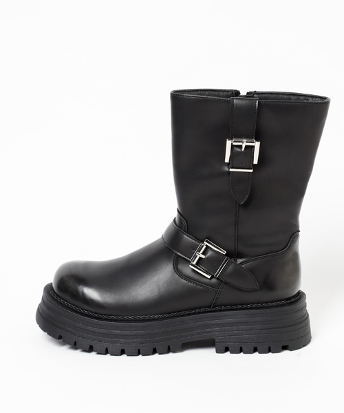 「PAGEBOY」 ショートブーツ LARGE ブラック レディース_画像9