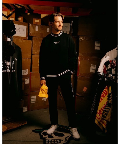 DEVEREUX GOLF セーター ニット ハイリーアディクティブ 裏付きニット