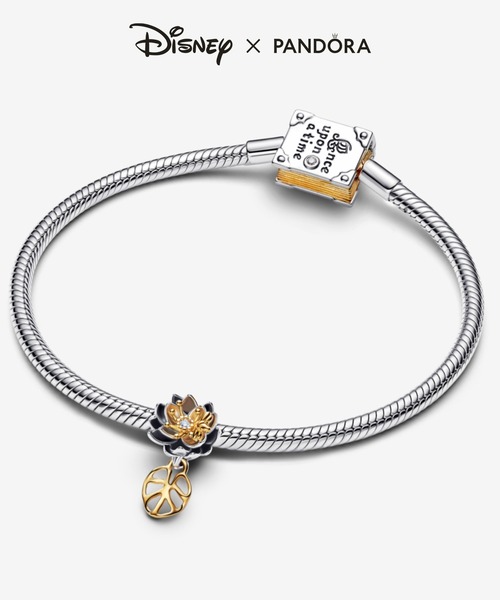PANDORA（パンドラ） チャーム ディズニー プリンセンス ティアナ 蓮の