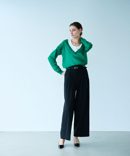 「N.O.R.C」 チノパンツ M ブラック レディース_画像7