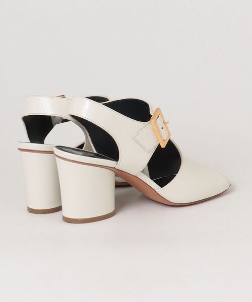 【美品】CELINE セリーヌ サンダル 38 CELINE（セリーヌ） ヒールサンダル 38 ホワイト レディース