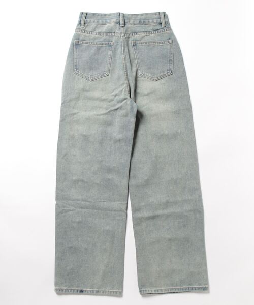 [Jasmine Grandiflorum] Denim брюки LARGE голубой женский 