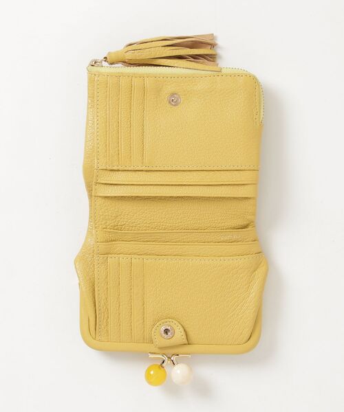 「perche」 財布 FREE イエロー系その他 レディース_画像4