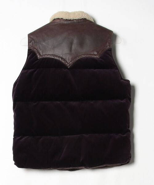 「MONKEY TIME」 ダウンベスト SMALL パープル メンズ_画像2