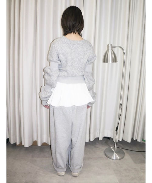 「musubore」 長袖ニット FREE ピンク レディース_画像9