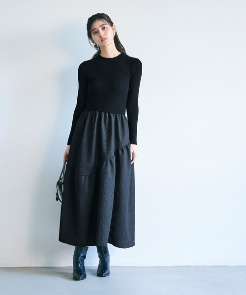 「coca（coca）」 ドッキングワンピース ONE SIZE ブラック レディース_画像8