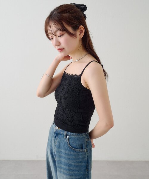 Kastane（カスタネ） カップ付き キャミソール 「6色展開」カップ付き