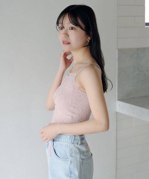 Kastane（カスタネ） カップ付き キャミソール 「6色展開」カップ付き