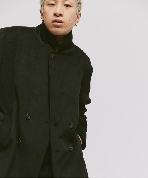 「FEKETE」 ピーコート MEDIUM ブラック メンズ_画像4