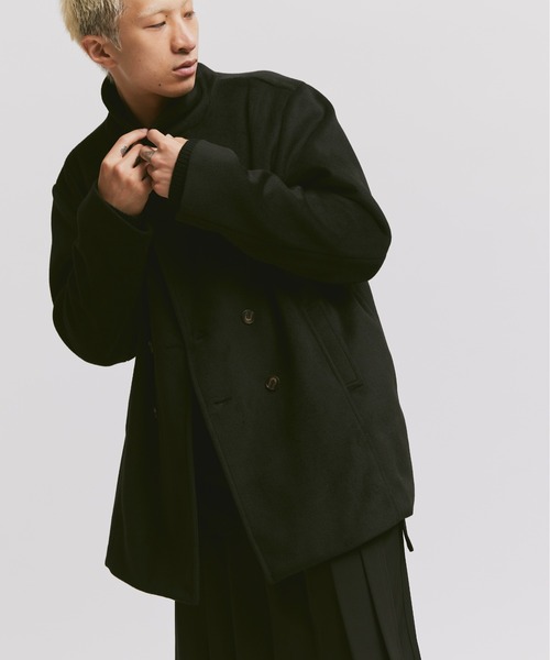 「FEKETE」 ピーコート MEDIUM ブラック メンズ_画像8