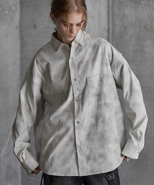 「SERACE」 長袖シャツ M ブラック メンズ_画像2