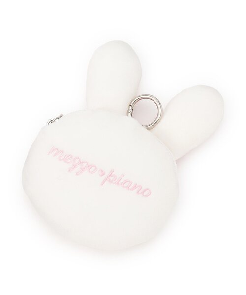 mezzo piano ポーチ 「メゾピアノママ」ウサギマスコット型 ポーチ