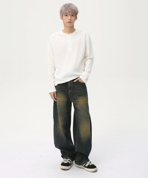 「WESTBOY」 デニムパンツ M ライトブルー メンズ_画像4