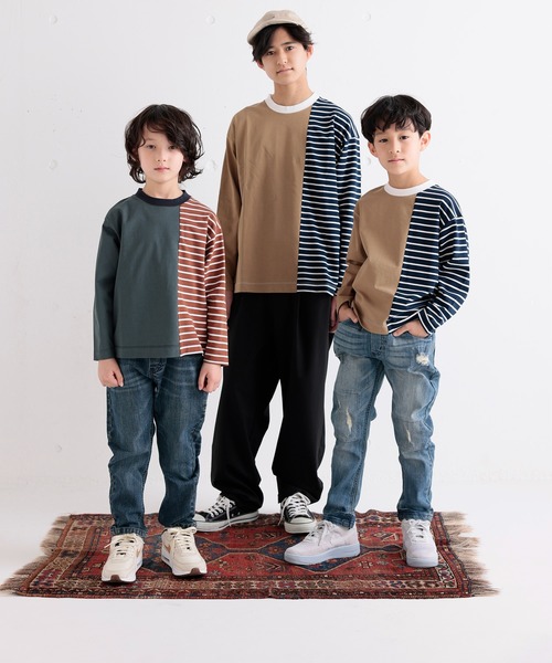 「ARCH & LINE」 「KIDS」長袖カットソー L グリーン キッズ_画像6