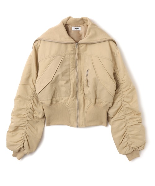 atmos girls コート アウター atmos pink Big Collar Bomber Jacket 