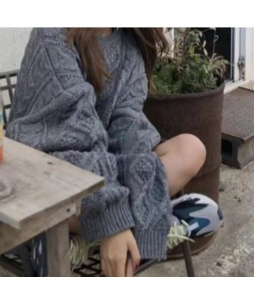 「SETUP7」 「MAISON BREEZE」長袖ニット FREE アイボリー レディース_画像8