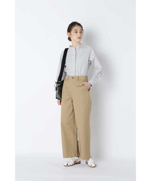 「human woman」 長袖ブラウス MEDIUM チャコールグレー レディース_画像3