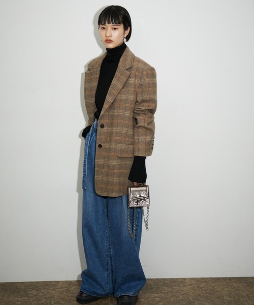 「ADAM ET ROPE'」 モカシンシューズ 24.5cm カーキ レディースの画像