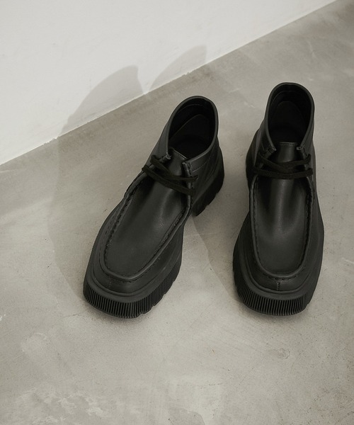 「ADAM ET ROPE'」 モカシンシューズ 24.5cm カーキ レディース