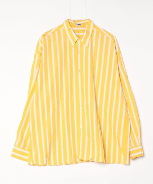 H BEAUTY&YOUTH UNITED ARROWS 長袖シャツ 36 イエロー メンズ