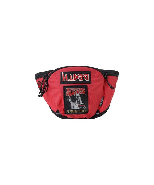 「HYSTERIC GLAMOUR」 ウエストバッグ FREE レッド メンズの画像