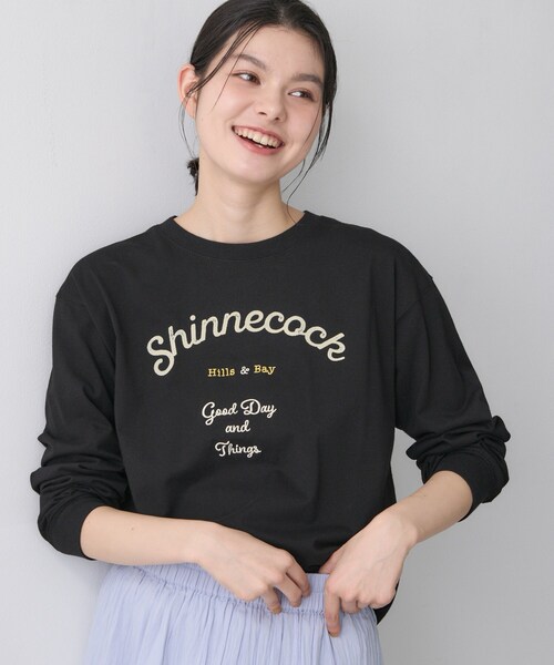 Dessin（デッサン） tシャツ 「洗える」コットンロゴロングTシャツ