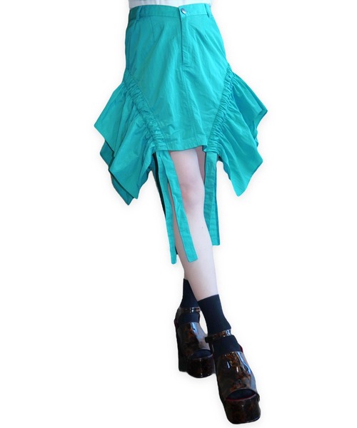 「PAMEO POSE」 スカート MEDIUM グリーン レディース_画像5