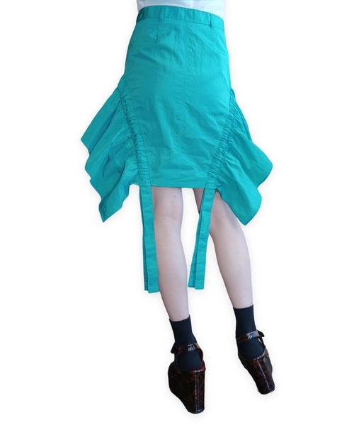 「PAMEO POSE」 スカート MEDIUM グリーン レディース_画像6
