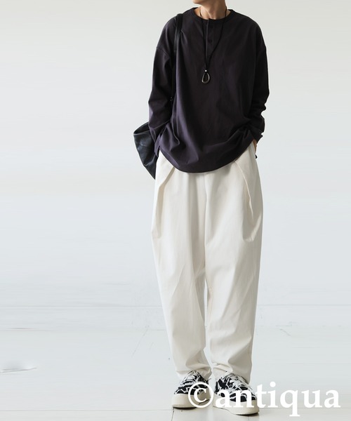 「antiqua」 パンツ MEDIUM グレー レディース_画像2