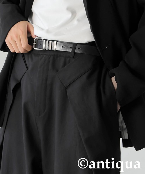 「antiqua」 パンツ MEDIUM グレー レディース_画像5