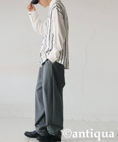 「antiqua」 パンツ MEDIUM グレー レディース_画像9