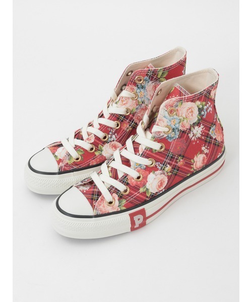 ピンクハウス＆コンバーススニーカー PINK HOUSE（ピンクハウス） スニーカー CONVERSE×PINK HOUSE フラワー