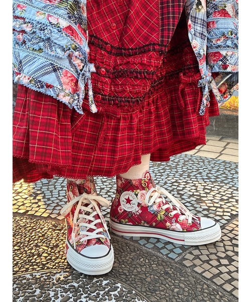 PINK HOUSE（ピンクハウス） スニーカー CONVERSE×PINK HOUSE フラワー