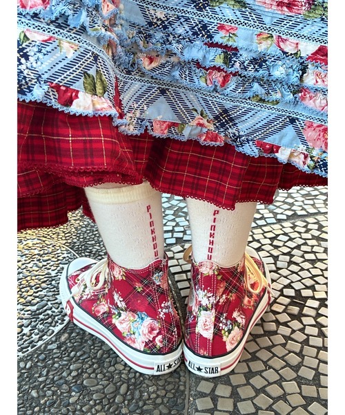 PINK HOUSE（ピンクハウス） スニーカー CONVERSE×PINK HOUSE フラワー