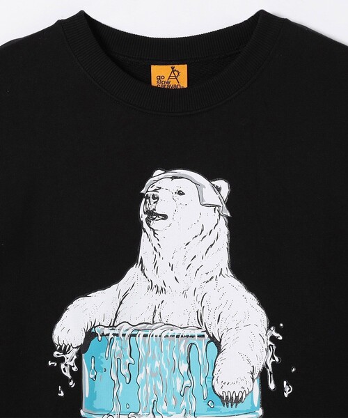 「FREAK'S STORE」 スウェットカットソー 2 ブラック メンズ_画像5