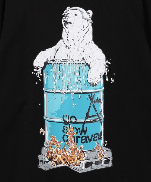 「FREAK'S STORE」 スウェットカットソー 2 ブラック メンズ_画像8