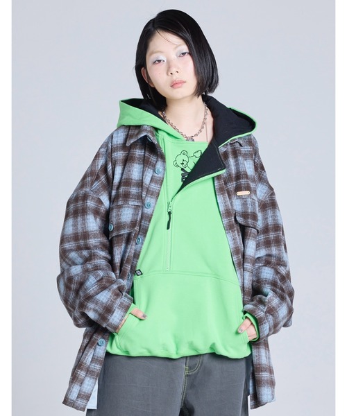 「Little sunny bite」 ジャケット MEDIUM ブルー レディース_画像9