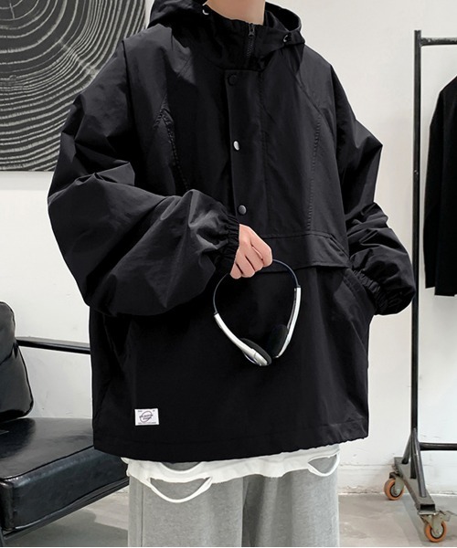 「NEW GENTLEMAN」 マウンテンパーカー M ブラック メンズ_画像2