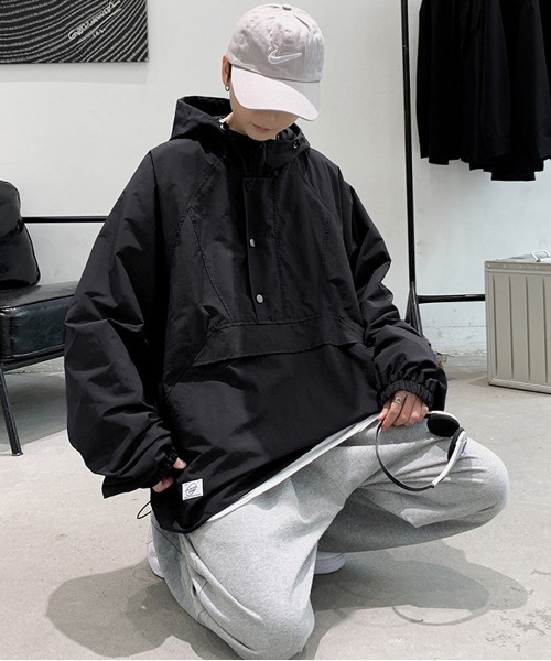 「NEW GENTLEMAN」 マウンテンパーカー M ブラック メンズ_画像3