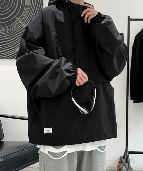 「NEW GENTLEMAN」 マウンテンパーカー M ブラック メンズ_画像4