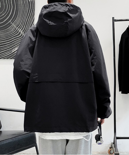 「NEW GENTLEMAN」 マウンテンパーカー M ブラック メンズ_画像6