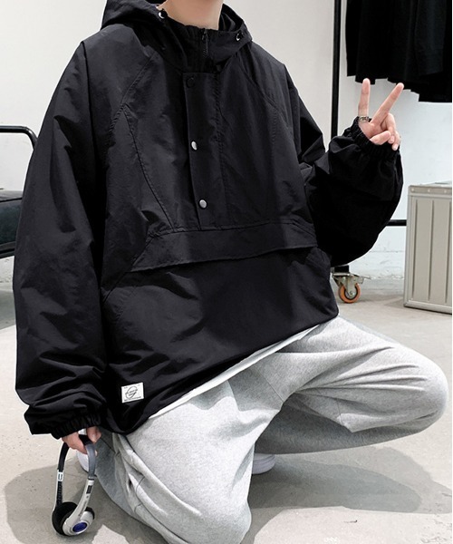 「NEW GENTLEMAN」 マウンテンパーカー M ブラック メンズ_画像7