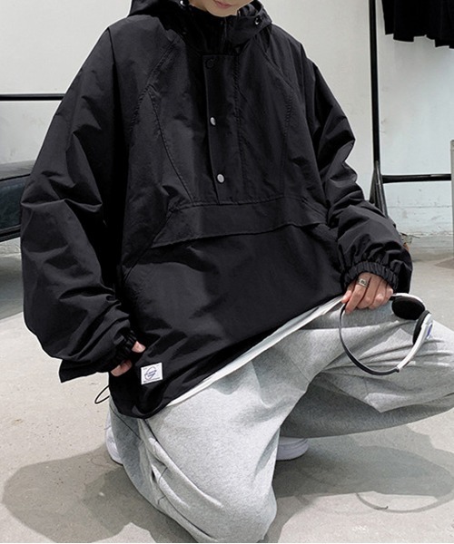 「NEW GENTLEMAN」 マウンテンパーカー M ブラック メンズ_画像8