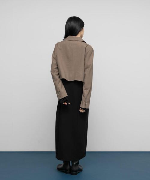 「KBF」 ジャケット ONE ブラウン レディース_画像10