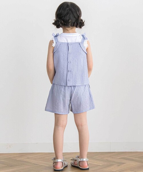 セットアップ 「店舗限定」サッカーチュニック＋パンツセットアップ(95~150cm) キッズ 子供服 女の子の画像