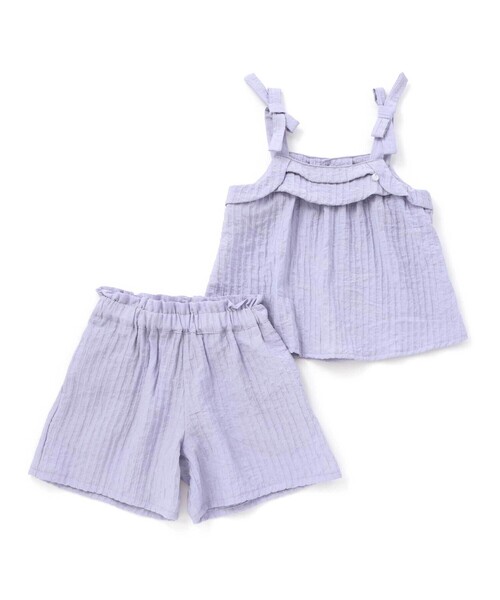 セットアップ 「店舗限定」サッカーチュニック＋パンツセットアップ(95~150cm) キッズ 子供服 女の子の画像